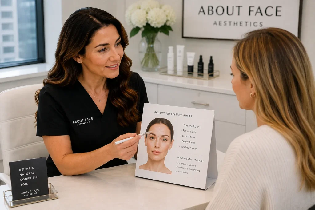 Botox consultation and treatment planning in Philadelphia