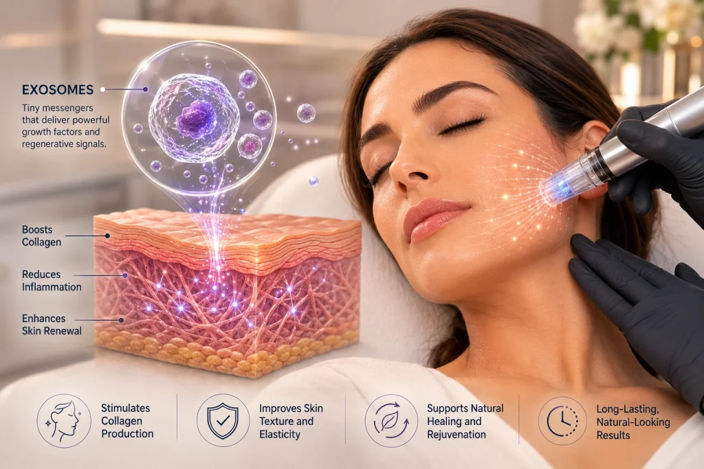 Exosome therapy regenerative treatment at About Face Aesthetics in Philadelphia