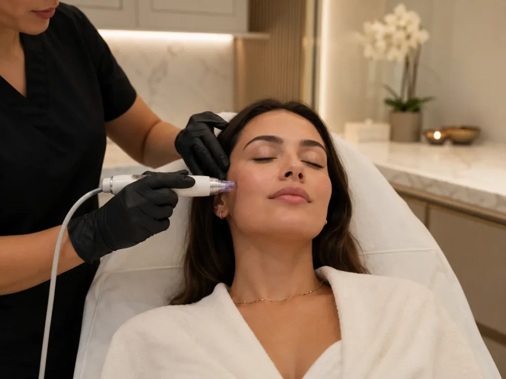 Exosome therapy with microneedling for skin rejuvenation