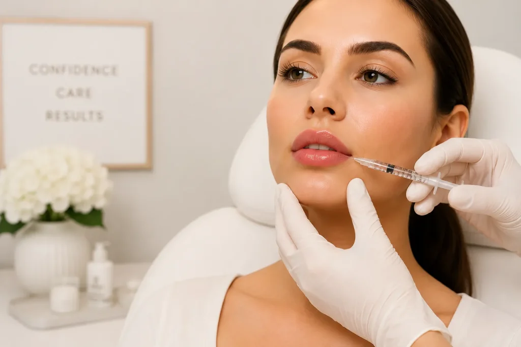 Lip filler dissolving treatment at About Face Aesthetics in Philadelphia