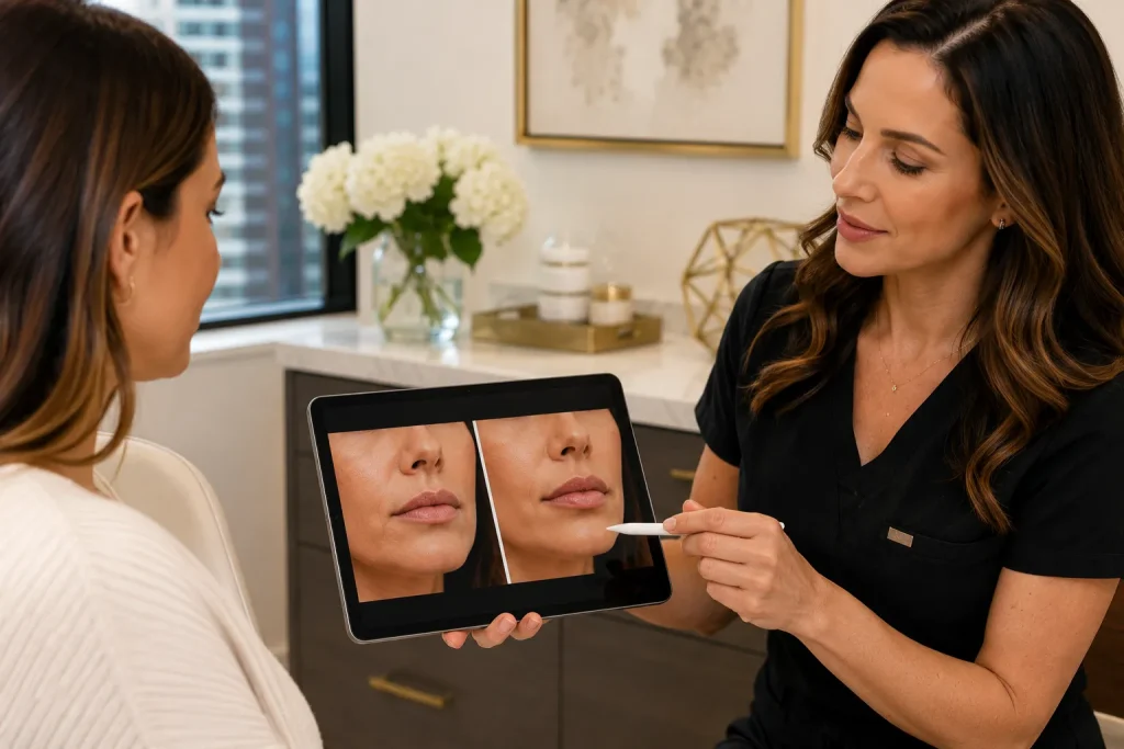Refined filler consultation for natural results.